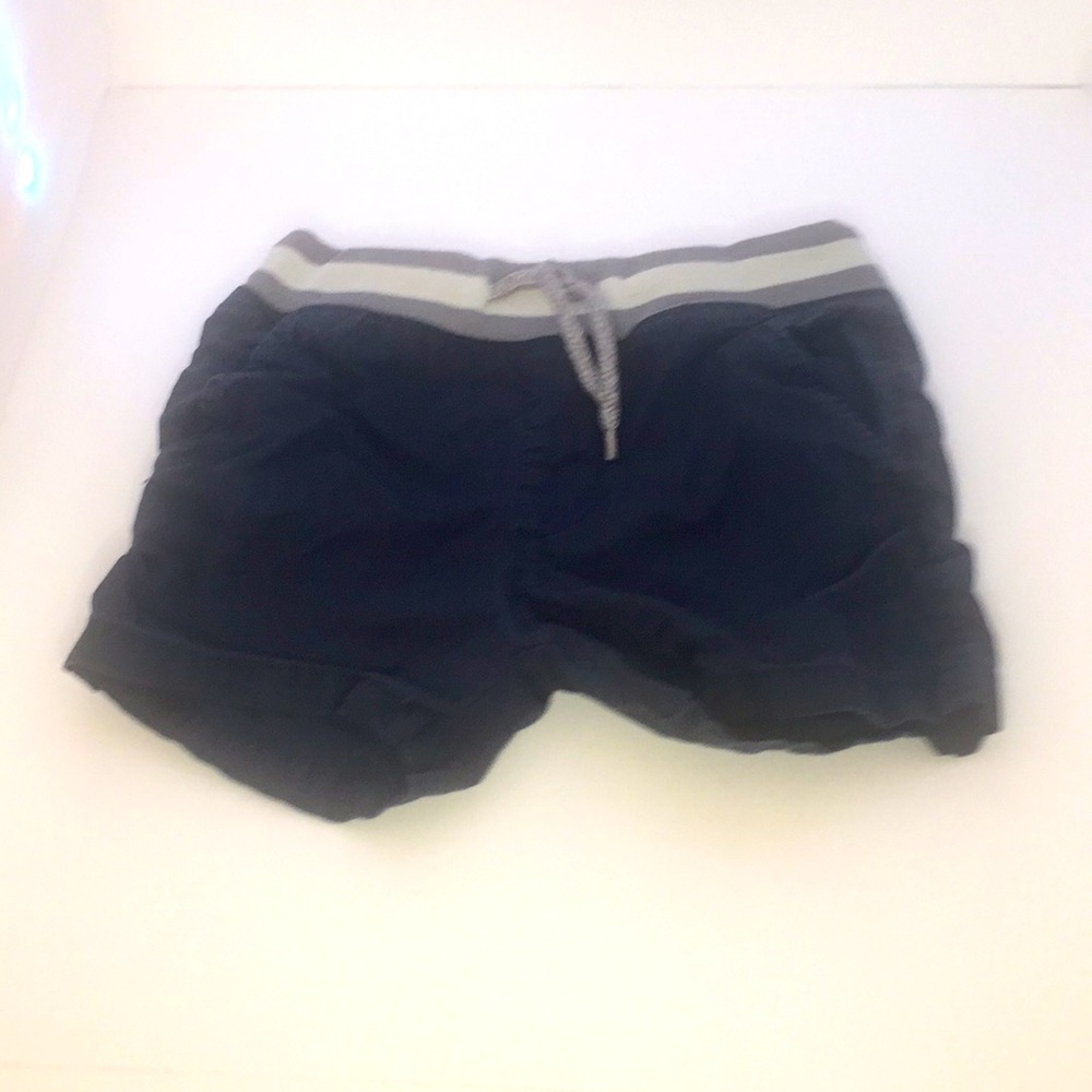 Navy drawstring shorts